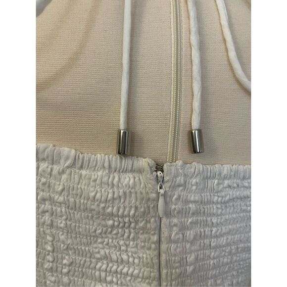 Anthropologie Alene Embroidered Lace Midi Dress White XS/O - Picture 10 of 10